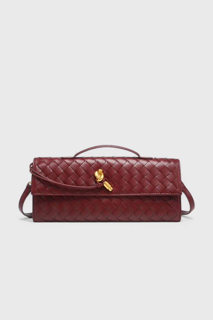 SVEA | Clutch mit Goldknoten-Detail