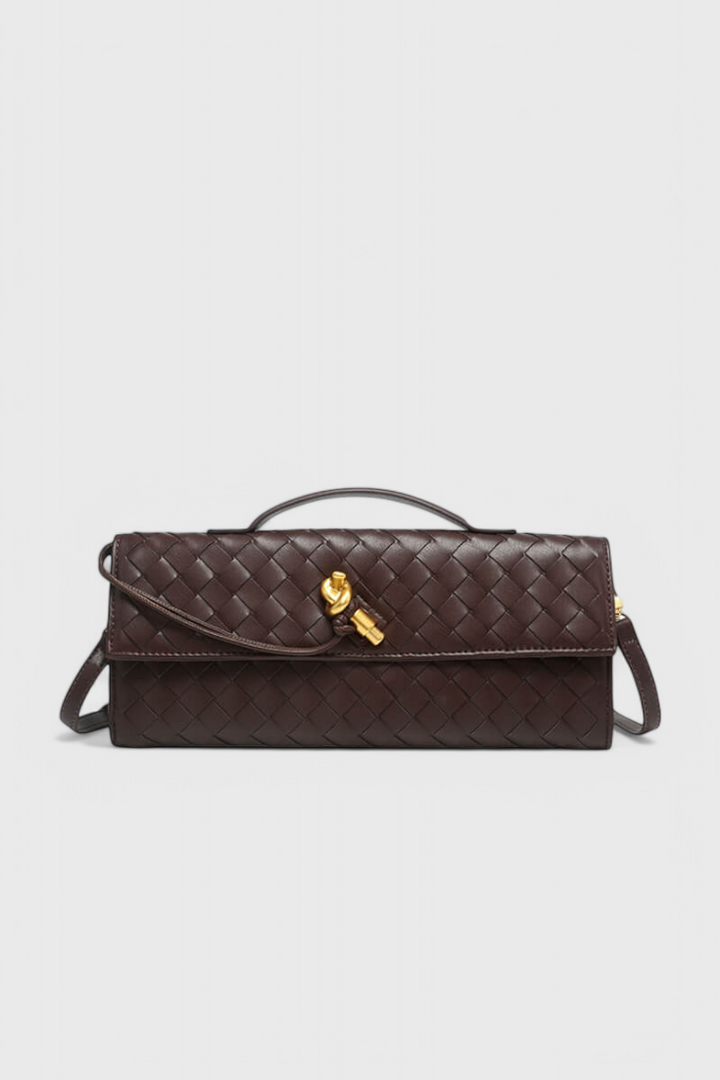 SVEA | Clutch mit Goldknoten-Detail