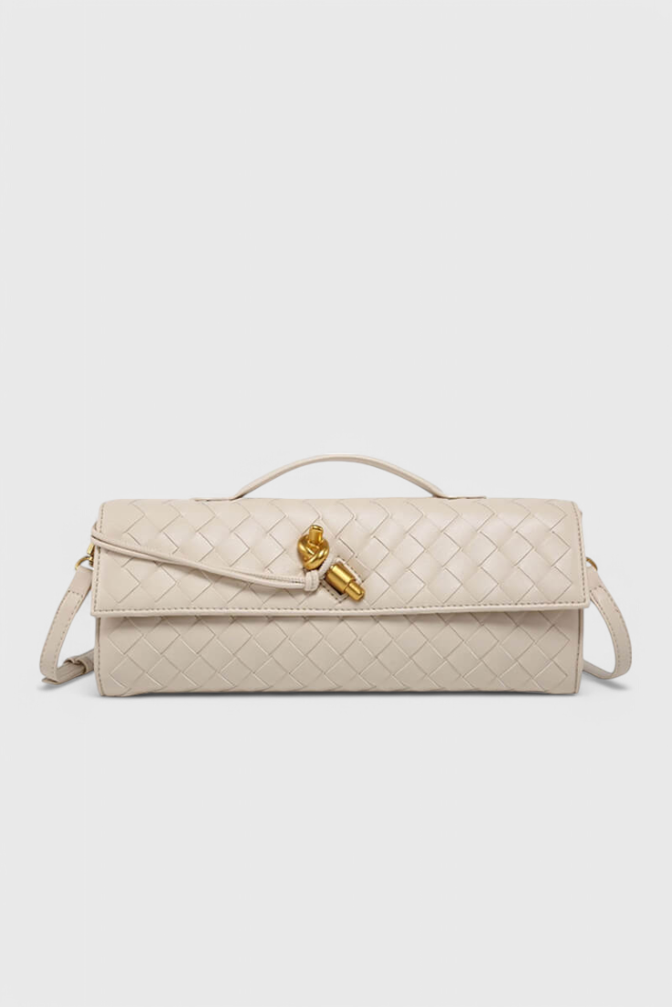 SVEA | Clutch mit Goldknoten-Detail