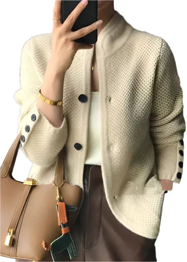 SVEA | Alissa Stilvolle Kuschelige Strickjacke