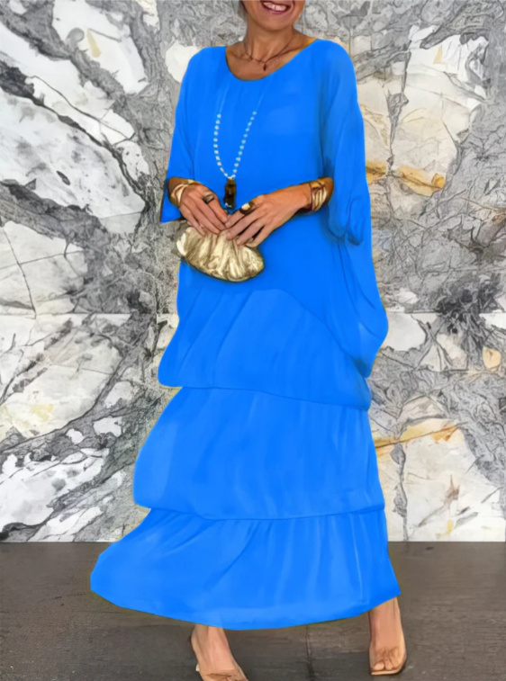 SVEA | Elegantes Fließendes Maxikleid