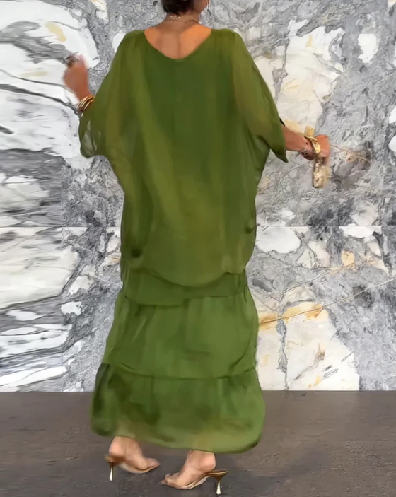 SVEA | Elegantes Fließendes Maxikleid