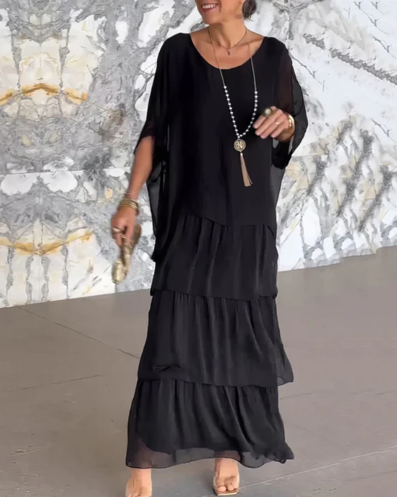 SVEA | Elegantes Fließendes Maxikleid