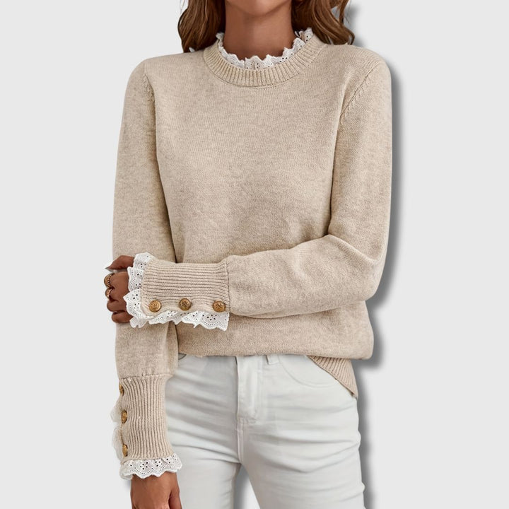 Jane | Lace-Detail Sweater