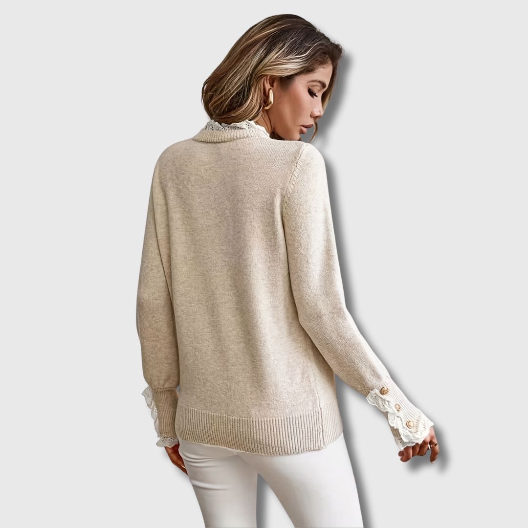 Jane | Lace-Detail Sweater
