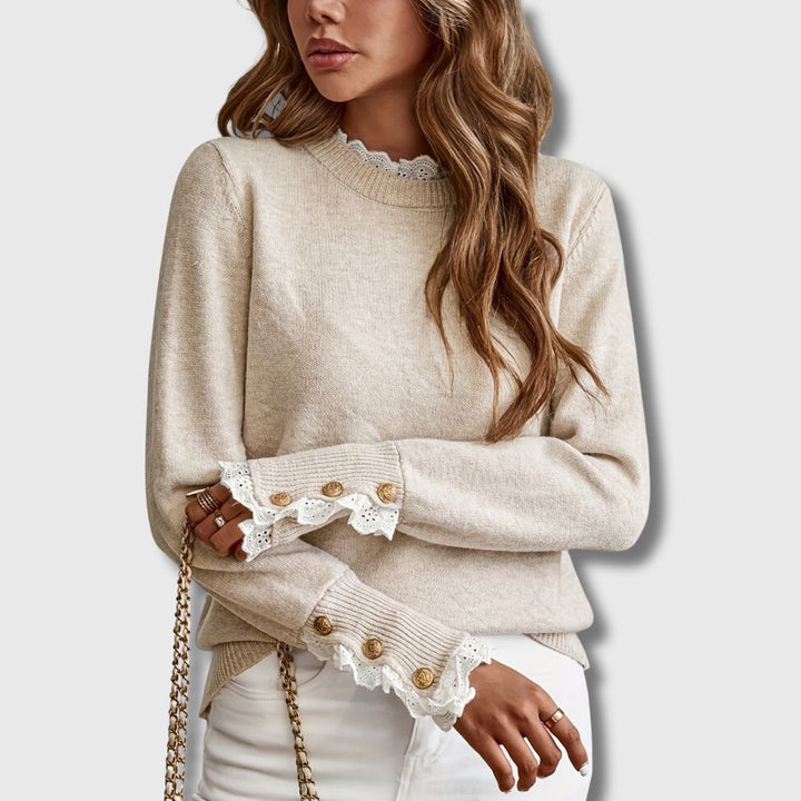 Jane | Lace-Detail Sweater