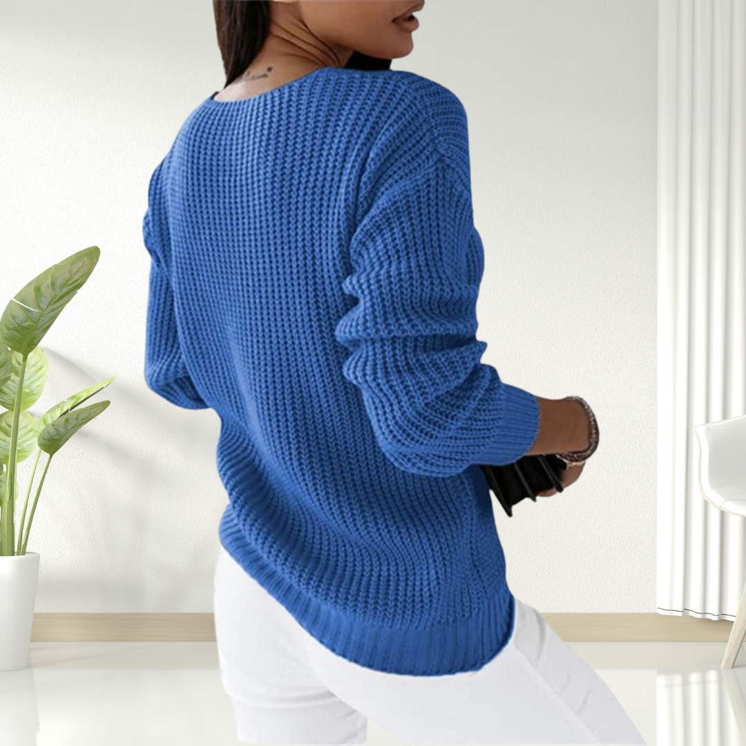 Jane | Comfortable V-Neck Sweater