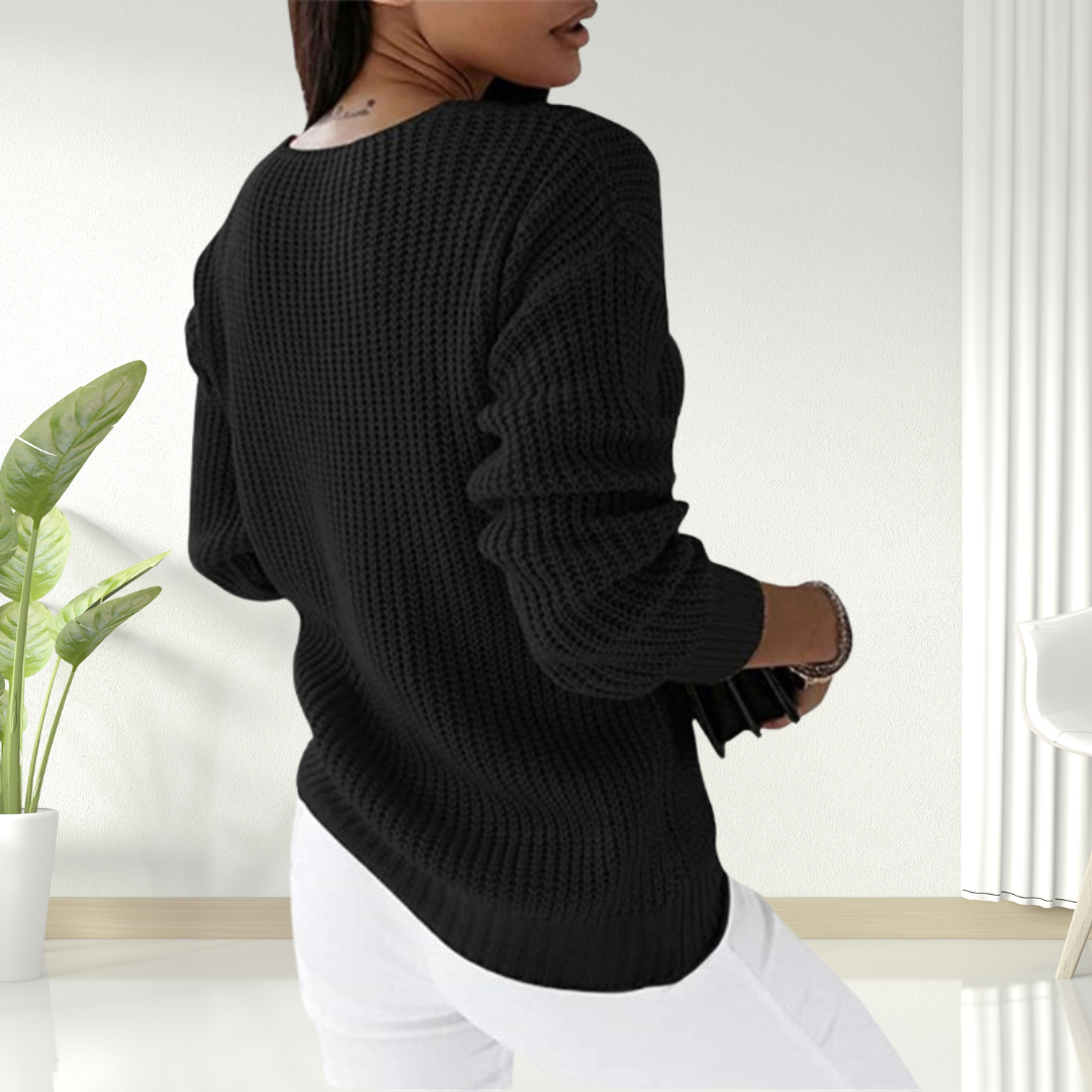 Jane | Comfortable V-Neck Sweater