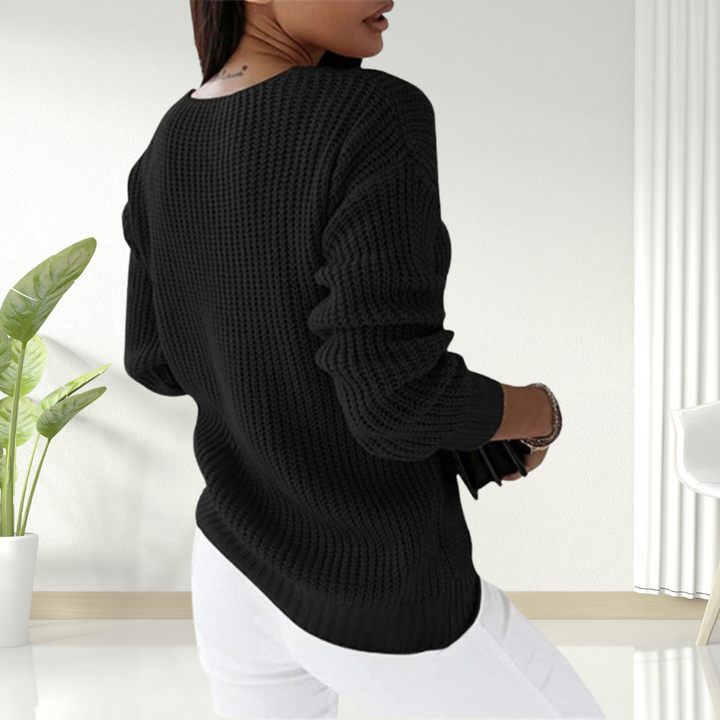 Jane | Comfortable V-Neck Sweater