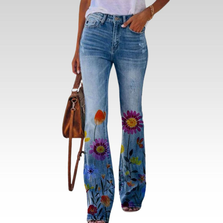 SVEA | Jeans mit hoher Taille und Schlag