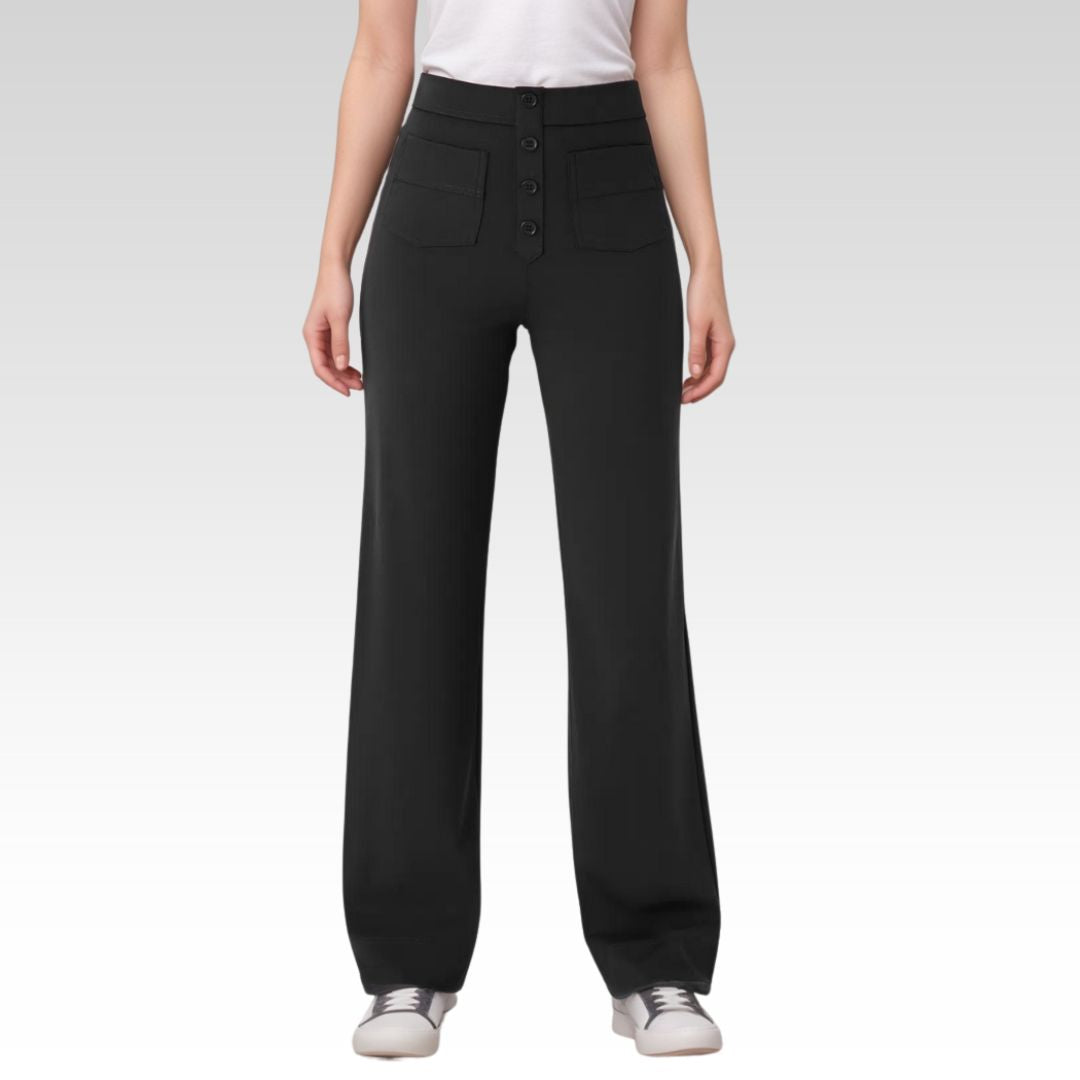 SVEA | Elastische Hose mit hoher Taille