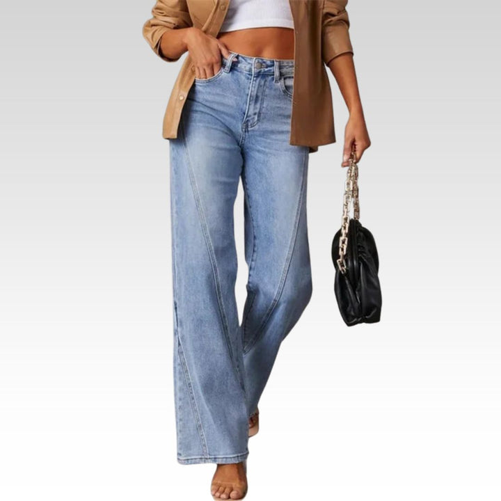 SVEA | WEITE JEANS MIT HOHER TAILLE
