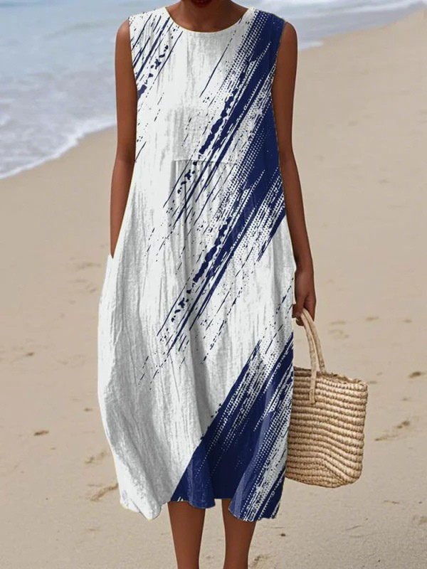 SVEA | Alltags Elegante Midi-Kleid