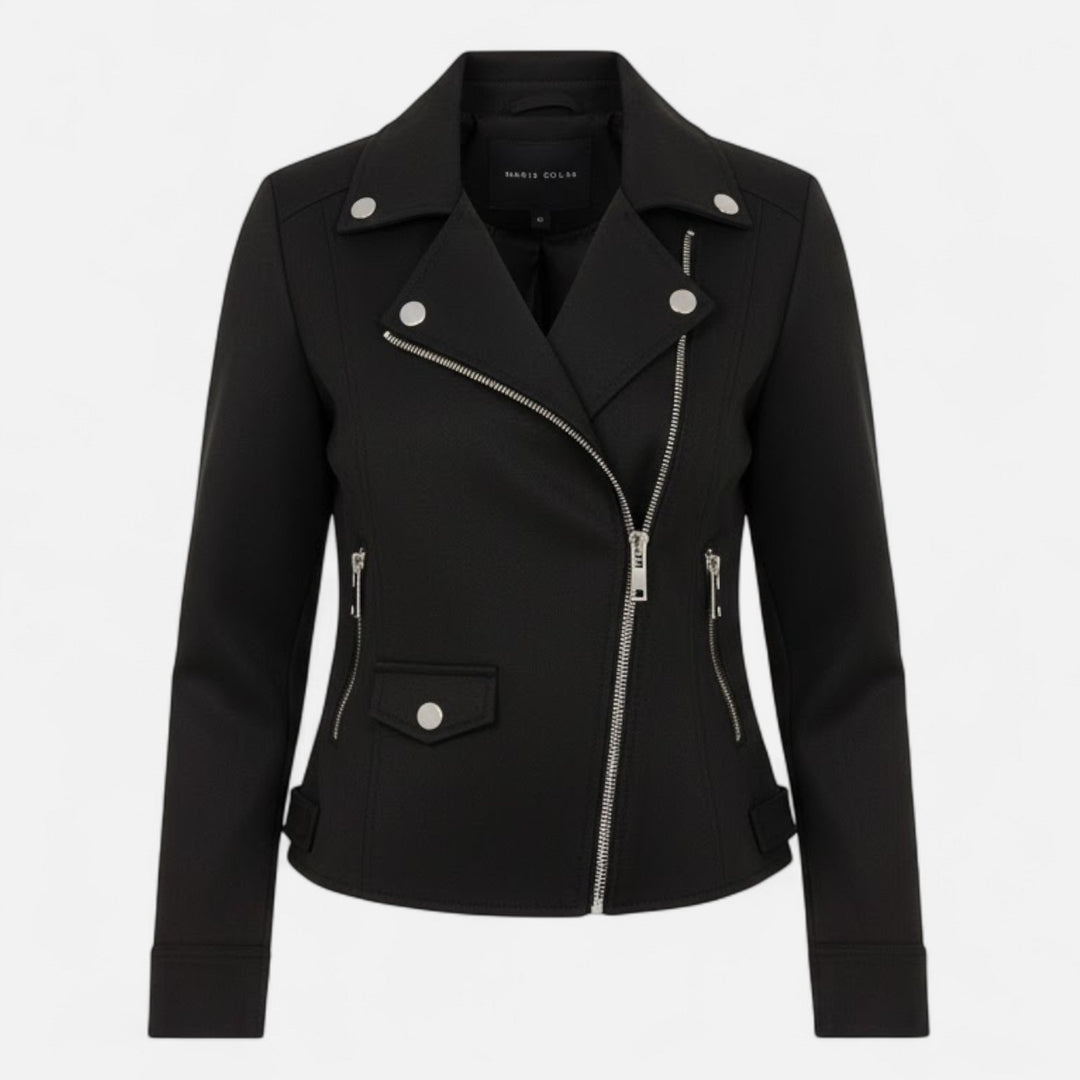 Jane | Camille Laurent Slim Zip-Up Motorcycle Jacket