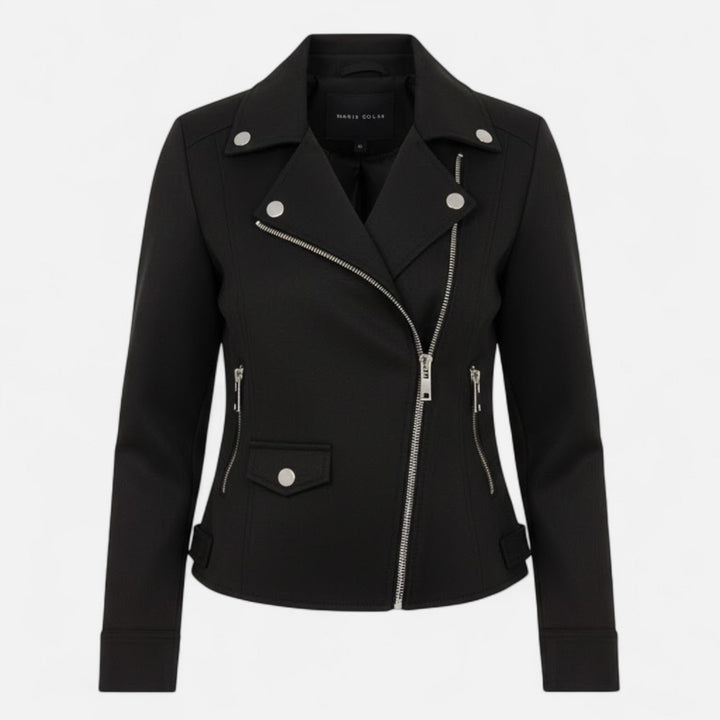 Jane | Camille Laurent Slim Zip-Up Motorcycle Jacket