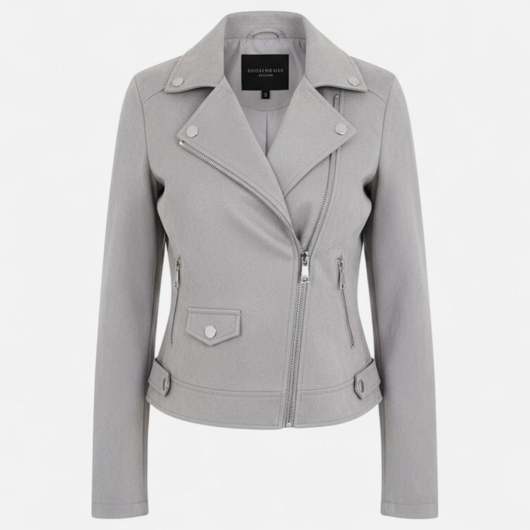 Jane | Camille Laurent Slim Zip-Up Motorcycle Jacket