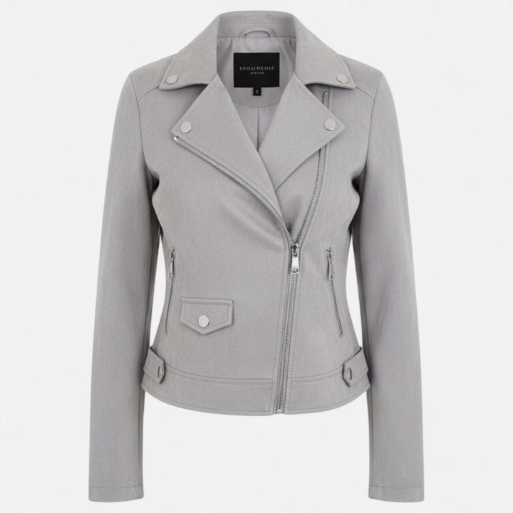 Jane | Camille Laurent Slim Zip-Up Motorcycle Jacket