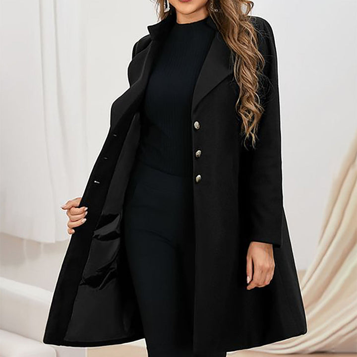 Jane | Elise Hartley Fitted Longline Wool-Blend Coat