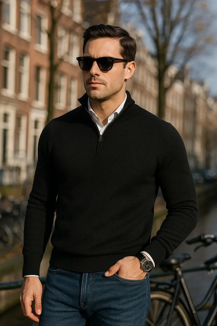 SVEA | The Windsor Half-Zip Herrenpullover