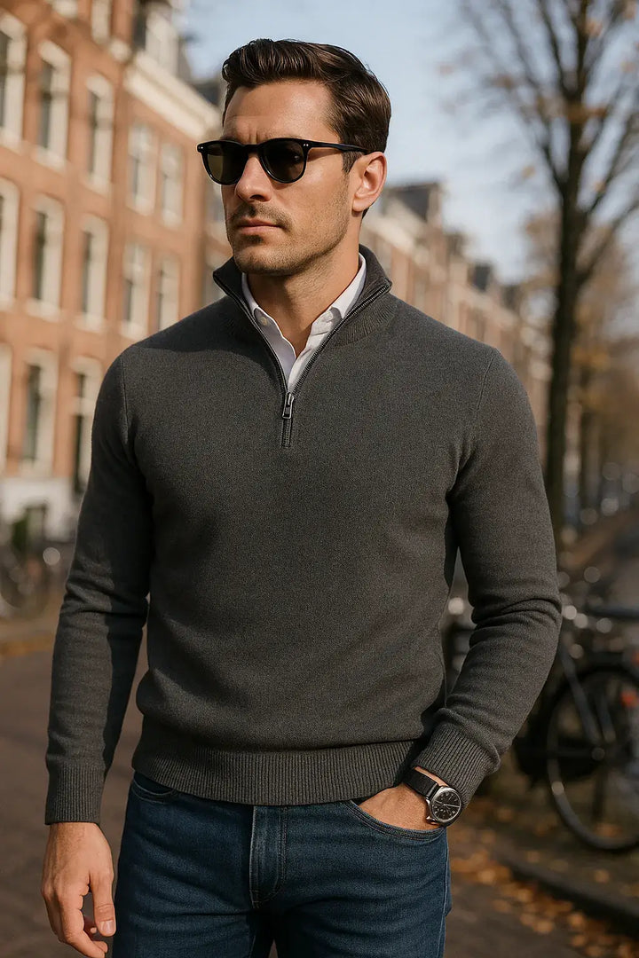 SVEA | The Windsor Half-Zip Herrenpullover