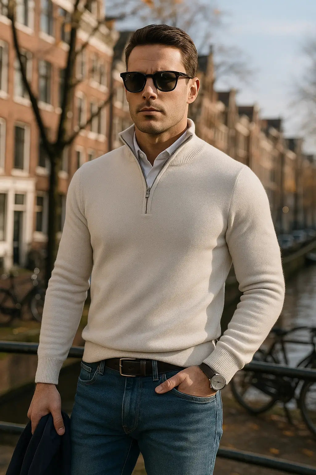SVEA | The Windsor Half-Zip Herrenpullover
