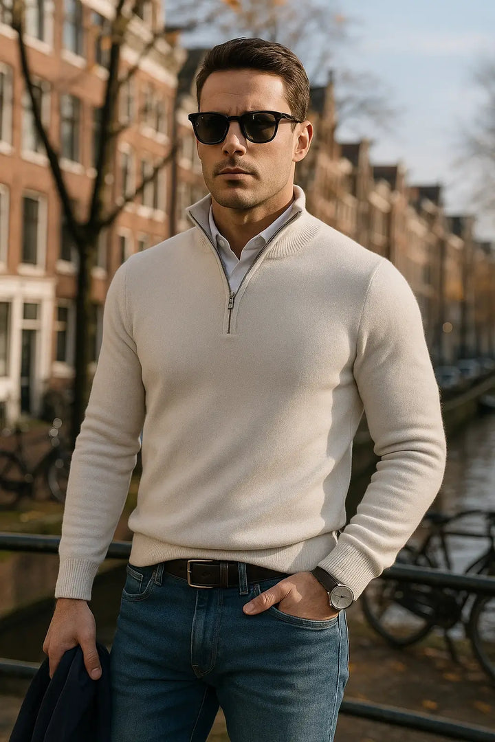 SVEA | The Windsor Half-Zip Herrenpullover