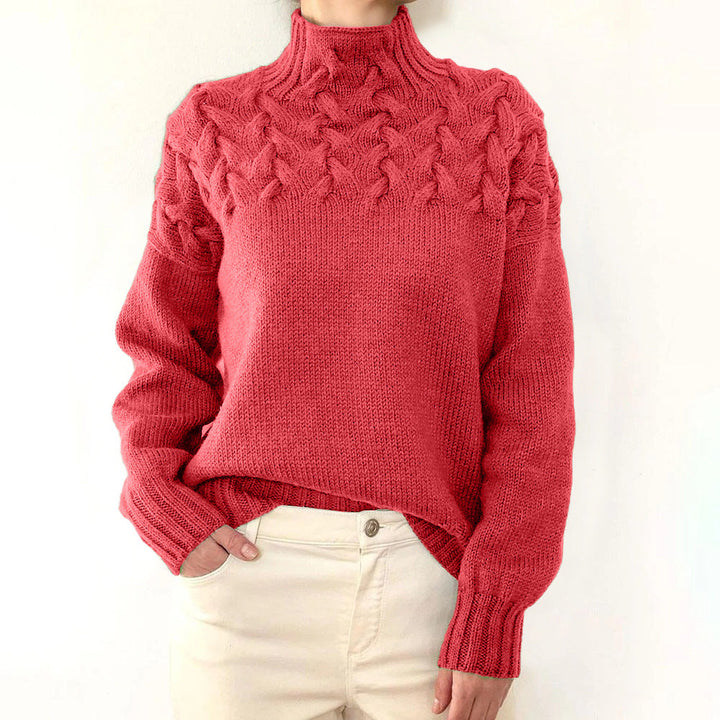 Jane | Warm Knit Turtleneck Sweater