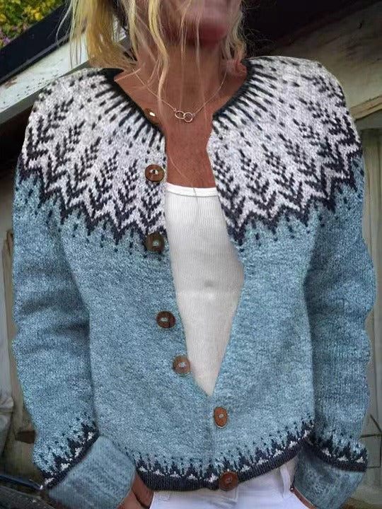 SVEA | Clara Vintage Isländischer Cardigan