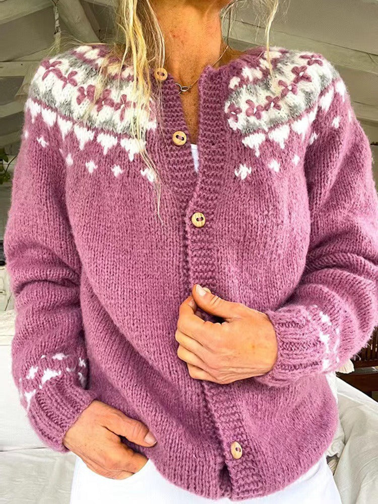 SVEA | Maya Vintage Isländischer Cardigan