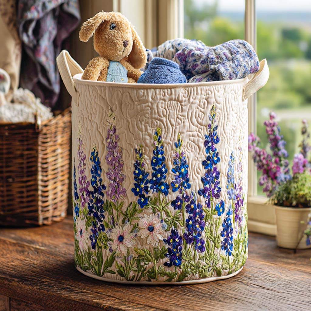 Marilla™ | Wildflower State Magic Quilted Laundry Basket