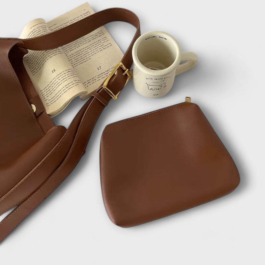 SVEA | Elegant Leather Shoulder Bag