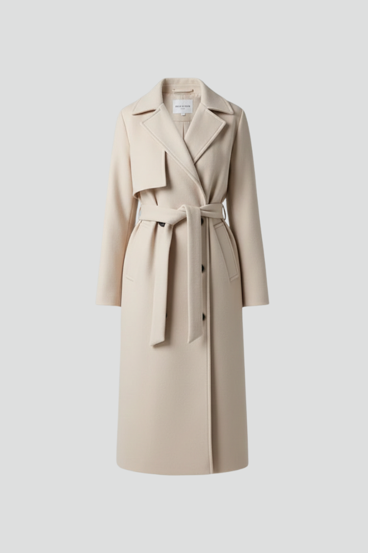 Jane | Double-Breasted Long Coat