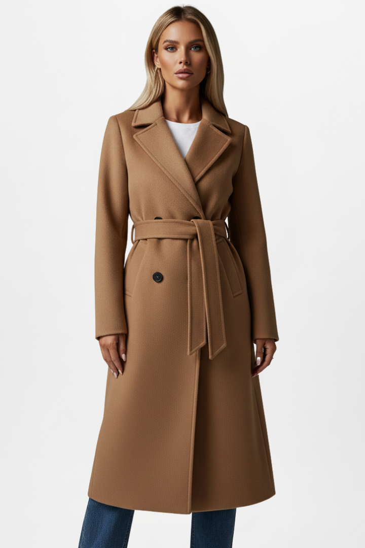 Jane | Double-Breasted Long Coat