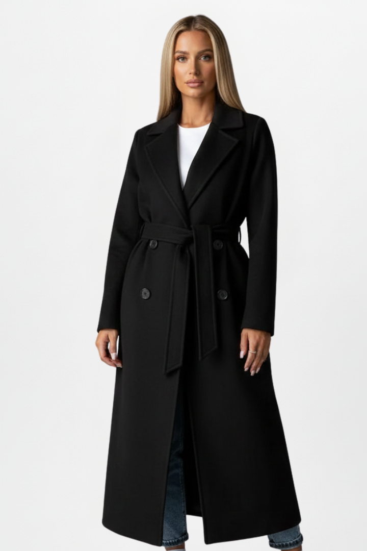 Jane | Double-Breasted Long Coat