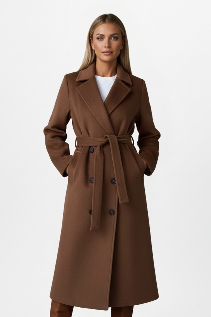 Jane | Double-Breasted Long Coat