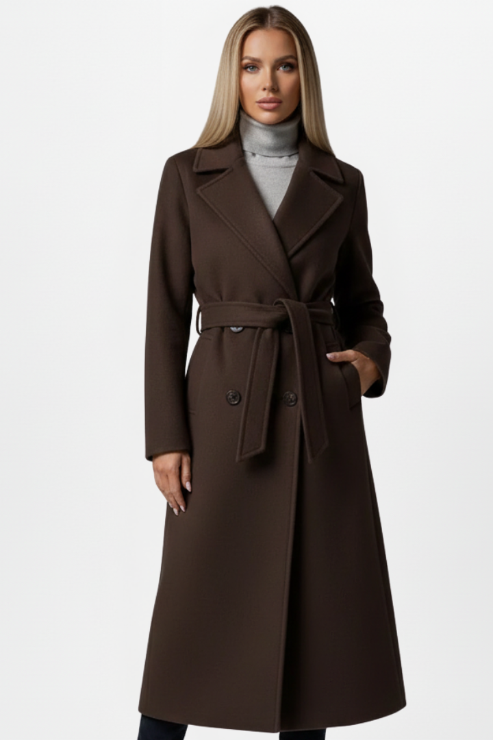 Jane | Double-Breasted Long Coat