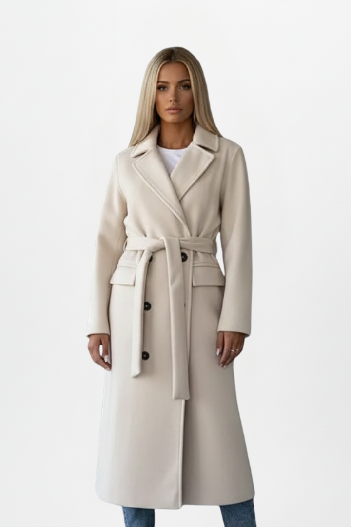 Jane | Double-Breasted Long Coat