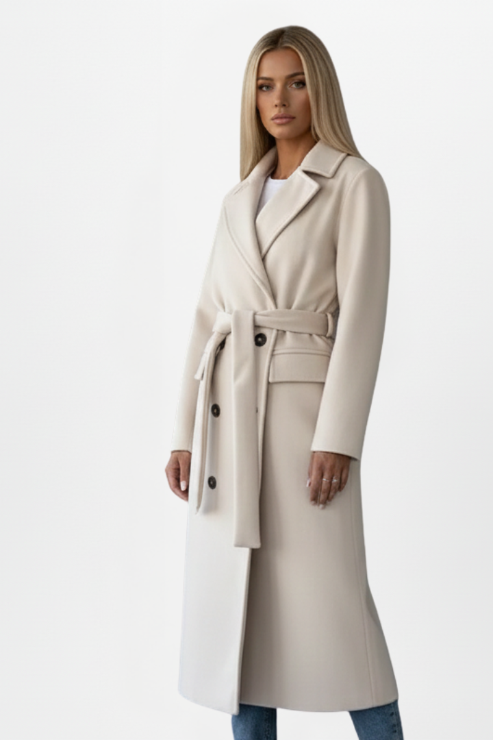 Jane | Double-Breasted Long Coat