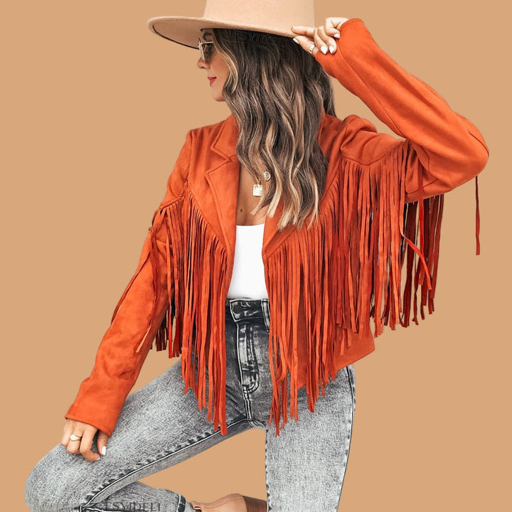 Jane | Luna Bellini Fringed Jacket