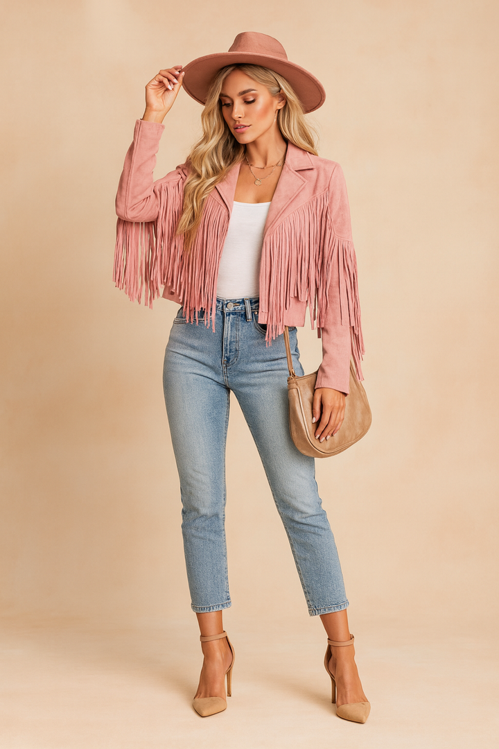 Jane | Luna Bellini Fringed Jacket