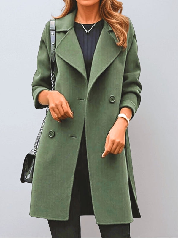 Jane | Margaux Delacroix Double-Breasted Longline Coat