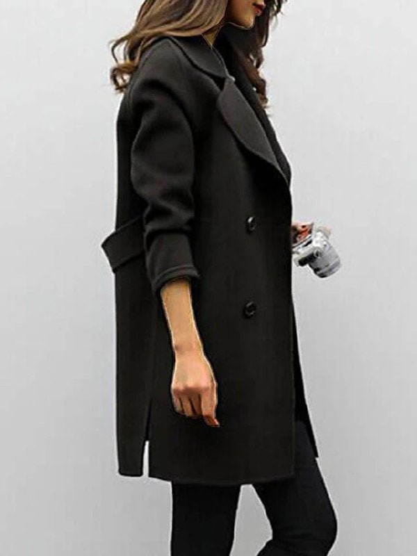 Jane | Margaux Delacroix Double-Breasted Longline Coat