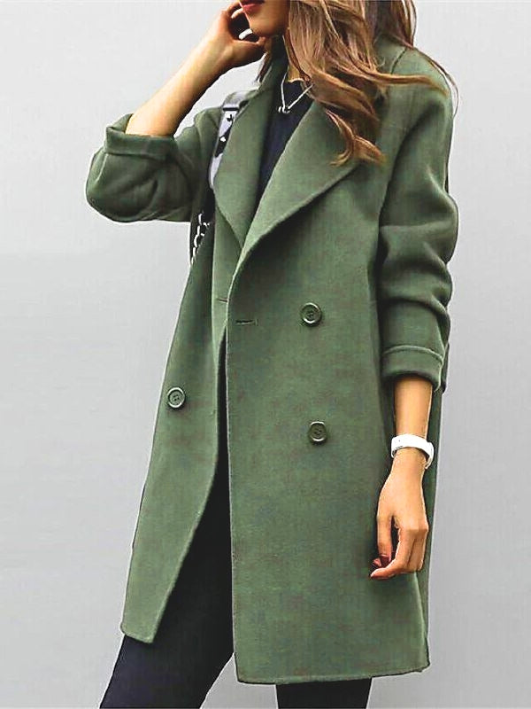 Jane | Margaux Delacroix Double-Breasted Longline Coat