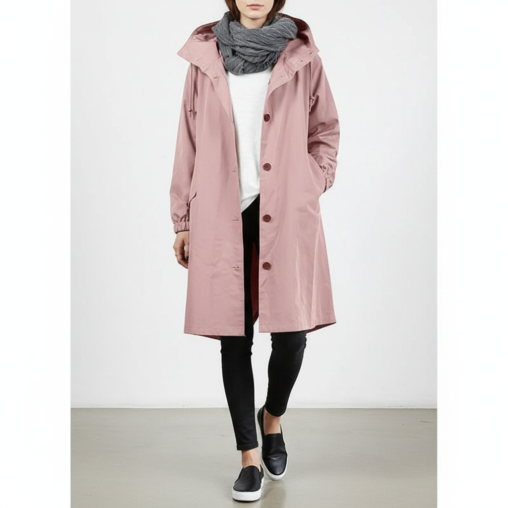 Jane | Aurélie Fontaine Long Raincoat
