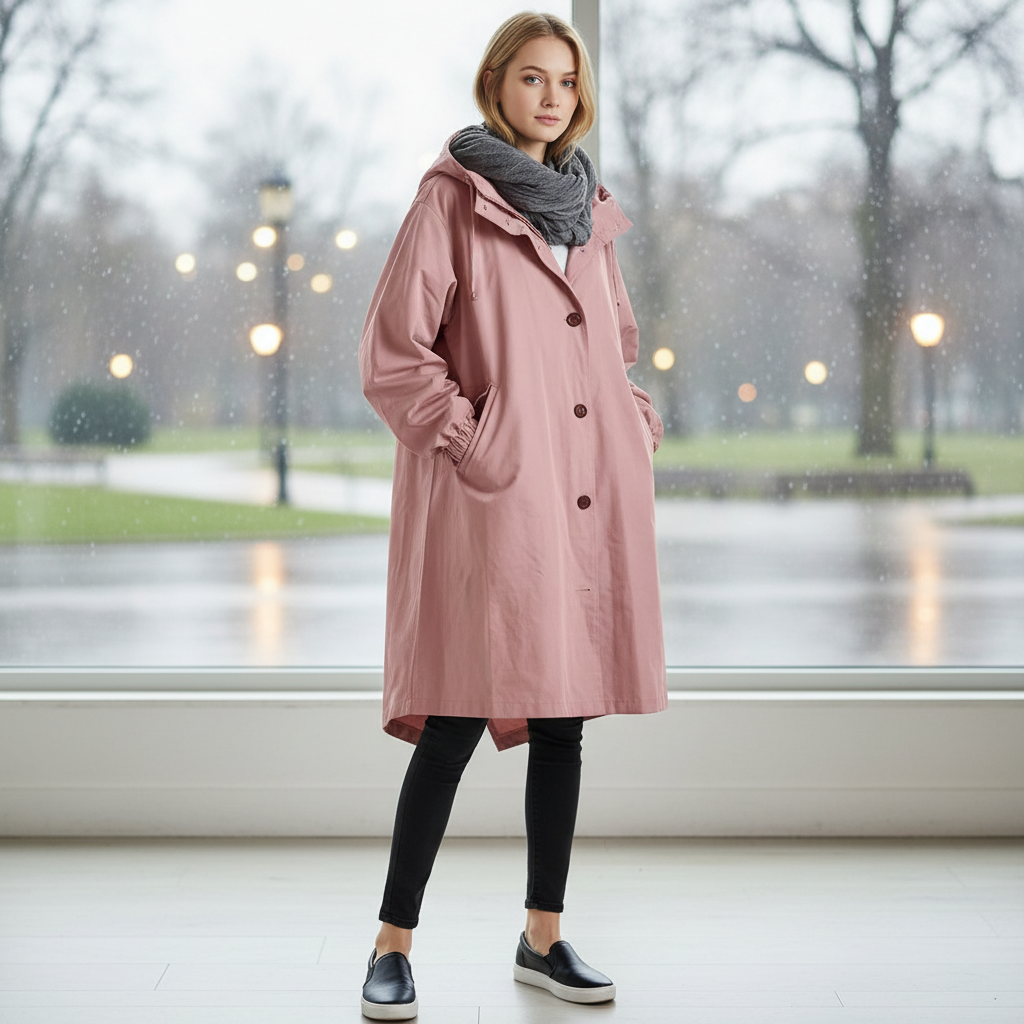 Jane | Aurélie Fontaine Long Raincoat