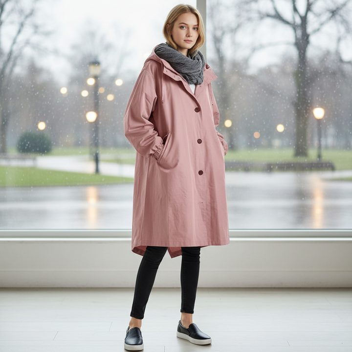 Jane | Aurélie Fontaine Long Raincoat