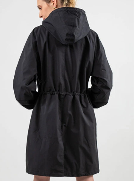 Jane | Lucienne Moreau Long Hooded Raincoat