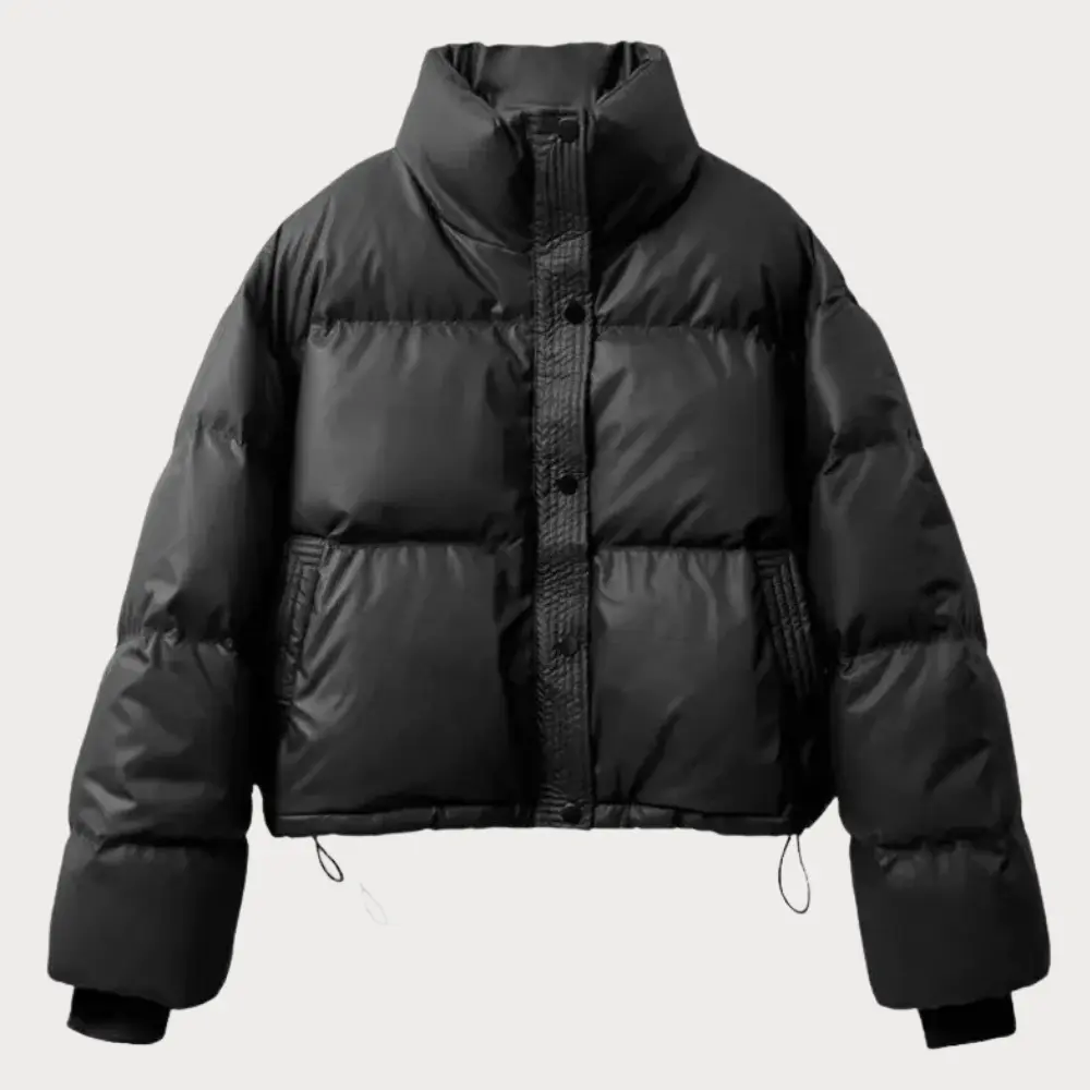 Jane | Juliette Moreau Cropped Puffer Jacket with Elegant Finish