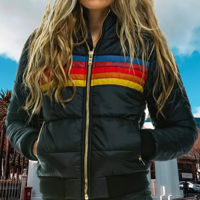 Jane | Retro Hooded Puffer Jacket