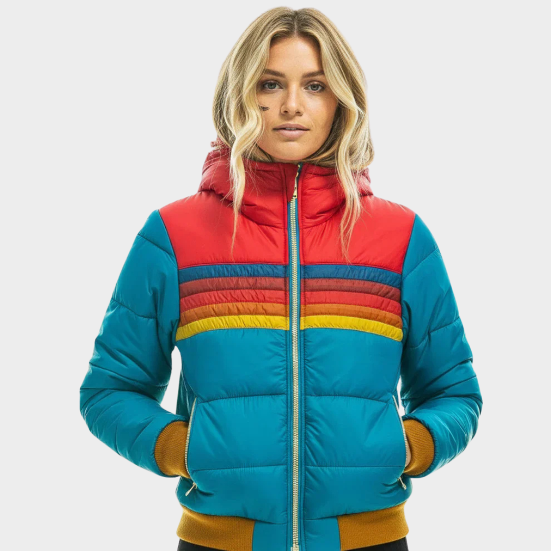 Jane | Retro Hooded Puffer Jacket